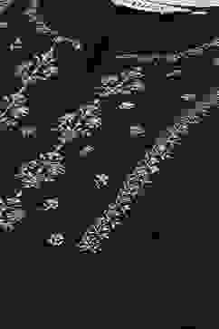 Black Art Silk Anarkali Kurta Pants Suit Set image number 2