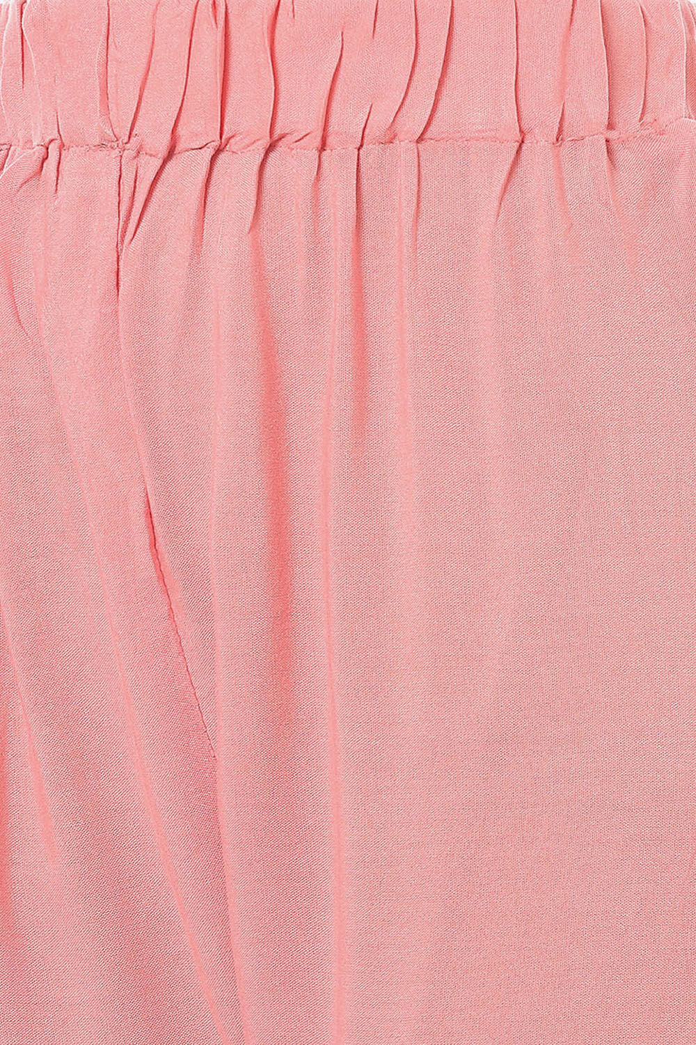 Pink Silk Blend Digital Print Unstitched Suit Set image number 2
