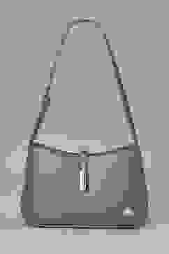 Grey PU Shoulder Bag image number 1