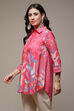 Ecru Rayon Printed Shirt image number 3