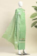 Pastel Cotton Printed Embroidered Unstitched Suit Set image number 4