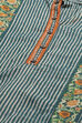 Teal Cotton A-Line Kurta Palazzo Suit Set image number 1
