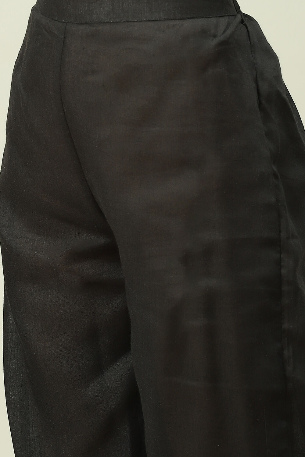 White Cotton Machine Embroidered Unstitched Suit Set image number 2