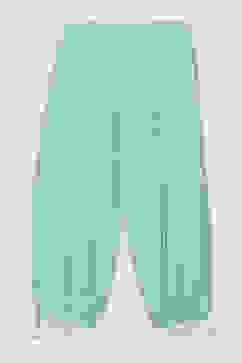 Mint Green Cotton Tiered Kurta Salwar 2 Piece Set image number 2