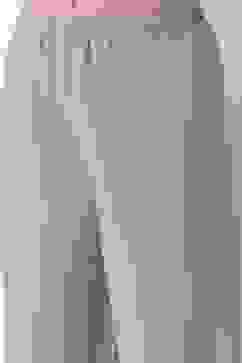 Grey Cotton Straight Palazzos image number 1