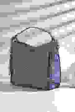 Teal PU Hobo Bag image number 0