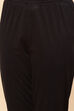 Black Cotton Anarkali Kurta Churidar Suit Set image number 3