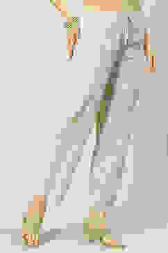 Brown Cotton Pants image number 3