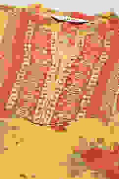 Yellow Rayon Asymmetric Kurta Palazzo 2 Piece Set image number 1