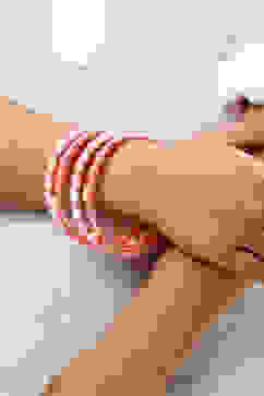 Pink & Green Kids Bangles image number 2