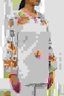 Off-White Embroidered Straight Co-ord Set image number 1