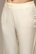 Brown Rayon Straight Kurta Pants Suit Set image number 2