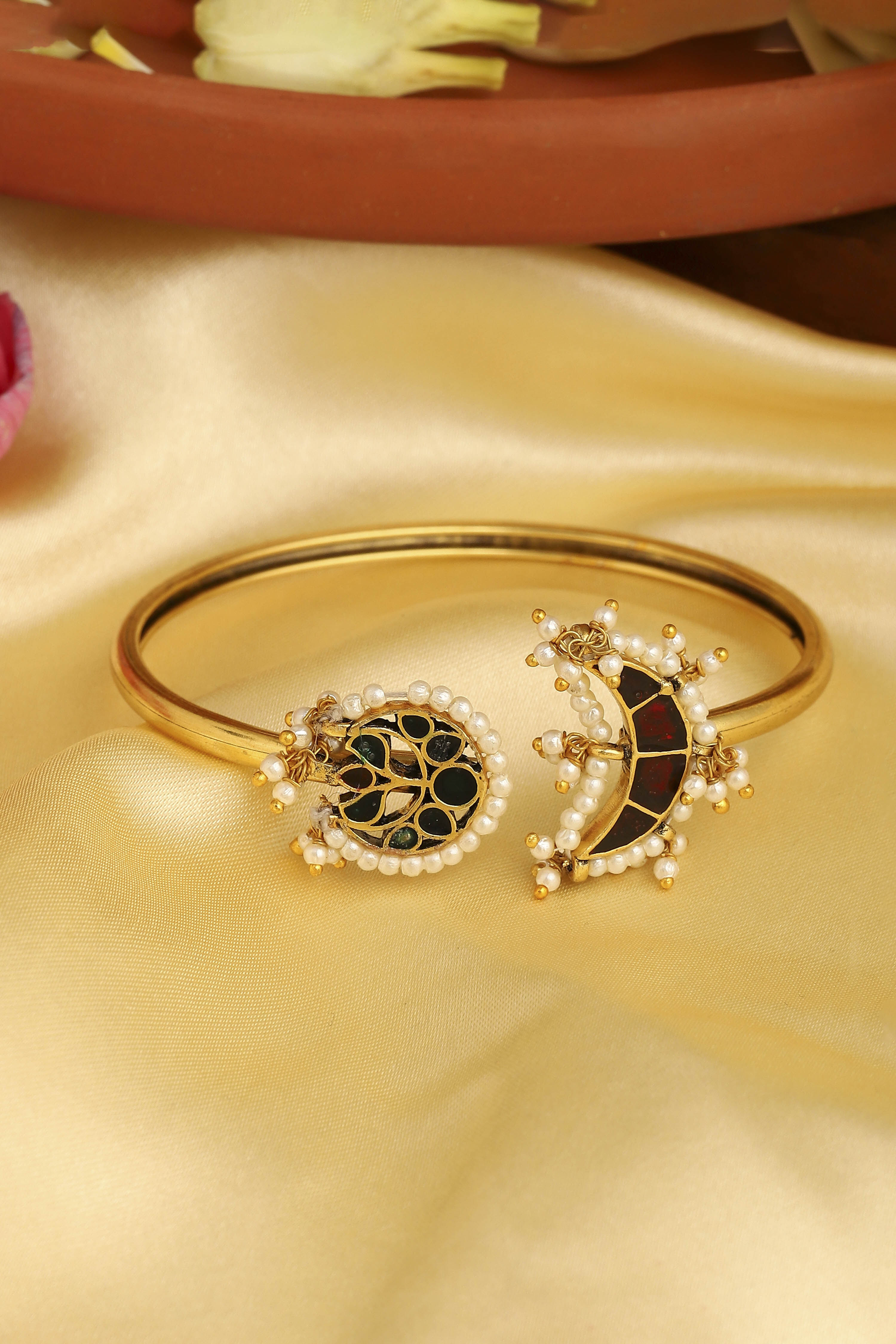 Red Brass Bracelet image number 2