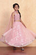 Pastel Pink Shantoon Blouse Lehenga Set image number 0