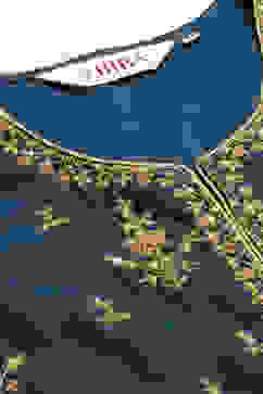 Blue Cotton Blend Anarkali Kurta Churidar Suit Set image number 1