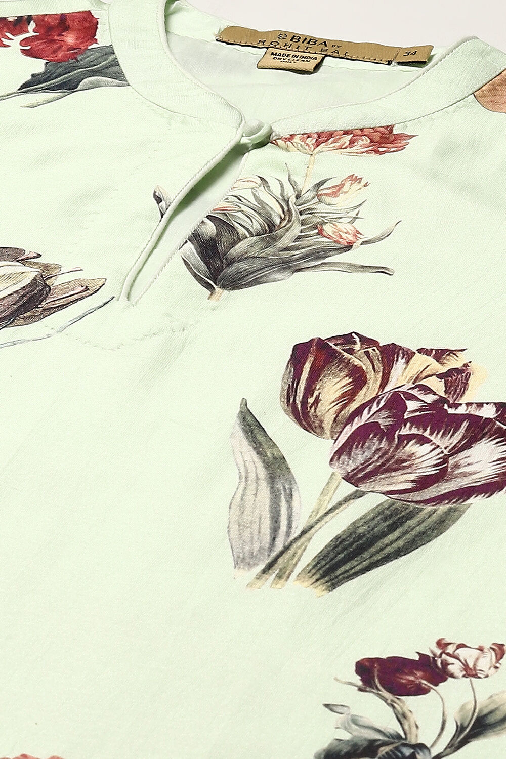 Rohit Bal Off White Cotton Blend Straight Kurta Suit Set image number 1