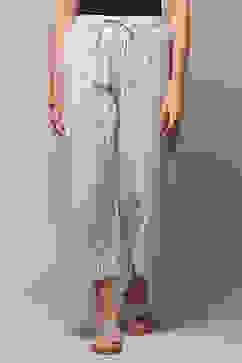 Natural Cotton Straight Palazzo image number 5