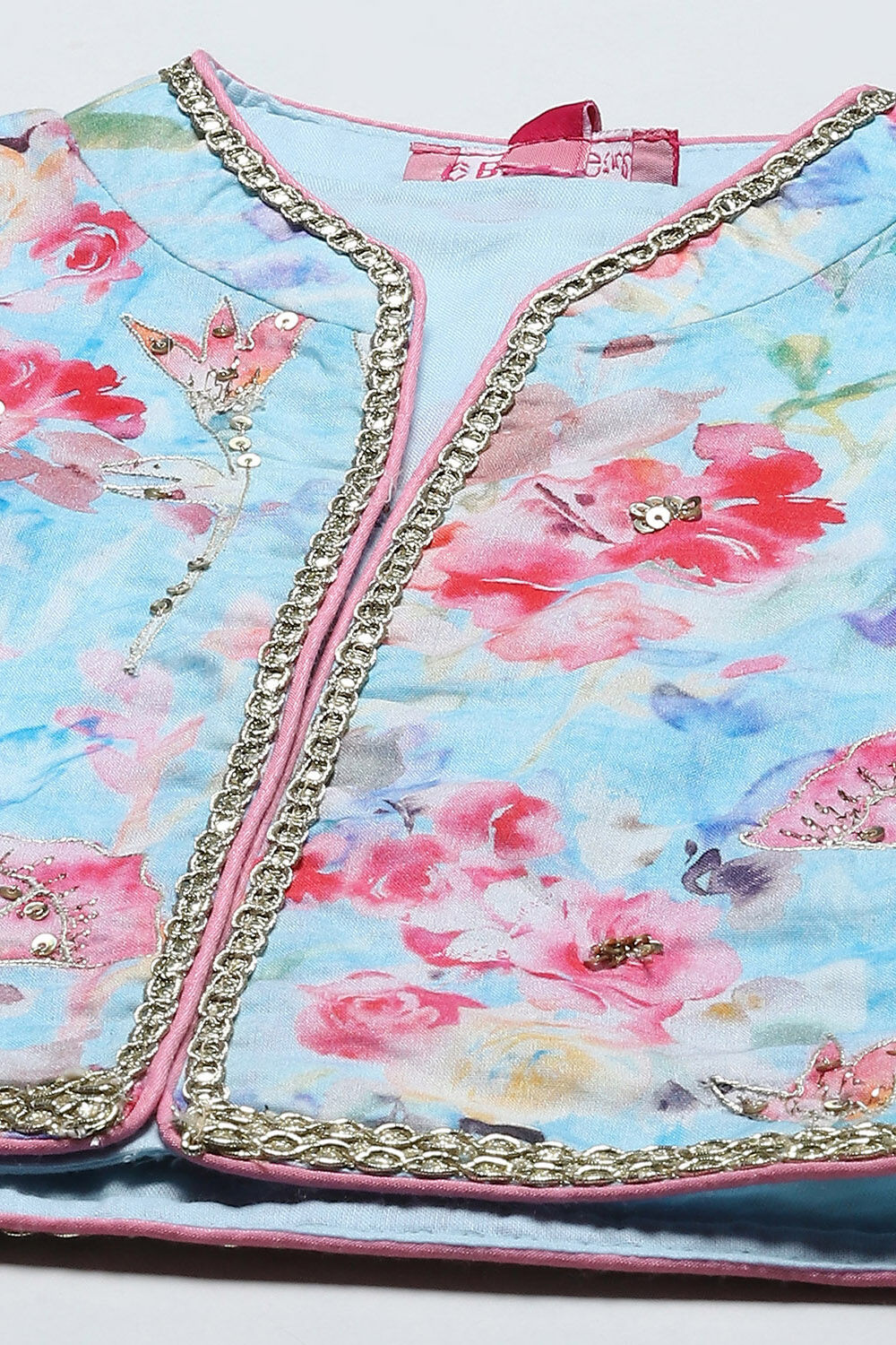 Pink Net Anarkali Kurta and Churidar Suit Set image number 1