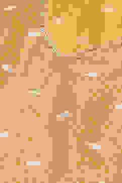 Mustard Cotton Flared Printed Short Kurti image number 1