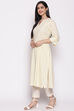 Blue Cotton Solid Kurti image number 2