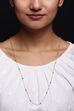Shiny Gold Festive Eye Glass Chain image number 1