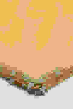 Peach Nylon Gathered Embroidered Kurta Garara Suit Set image number 3