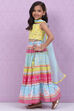 Yellow Cotton Lehenga Set image number 5