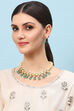 Mint Green Alloy Necklace Set image number 1
