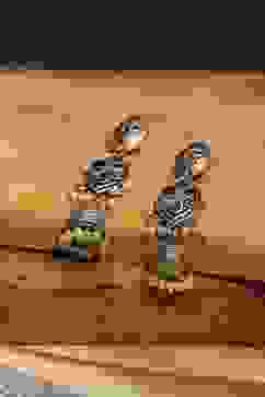 Multicolor Brass Jhumka image number 0