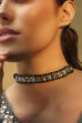 Gold Textured Necklace image number 1