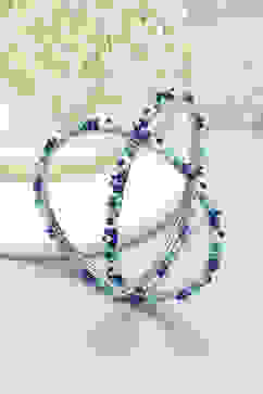Blue & White Kids  Bangles image number 0