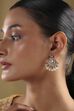 White Pearl Earrings image number 1
