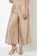 Beige Viscose Palazzo Pants image number 0