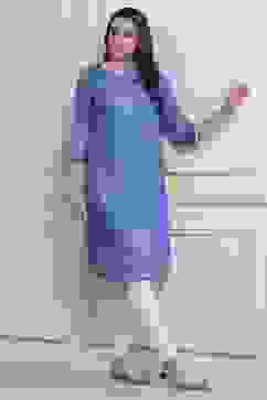 Blue Polyester Straight Kurta Pants Set image number 0