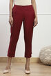 Towny Port Cotton Blend Solid Pants image number 4