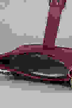 Maroon PU Shoulder Bag image number 5