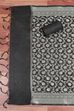 Green Black Poly Cotton Banarasi Unstitched Suit Set image number 3