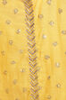 Yellow Cotton Silk Straight Kurta Palazzo Suit Set image number 1