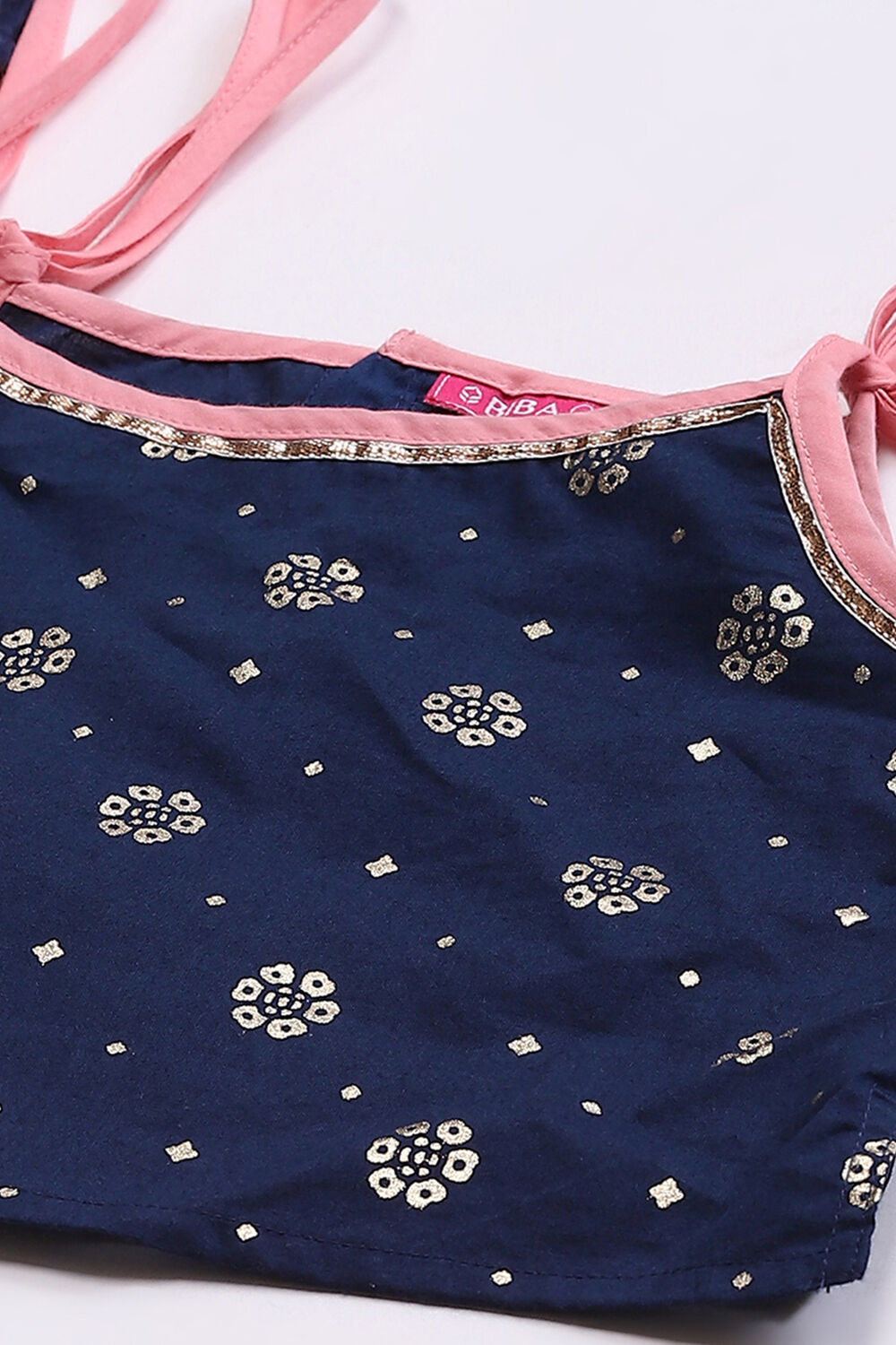 Blue Cotton Lehenga Set image number 1