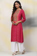 Mustard Straight Rayon Kurta image number 2