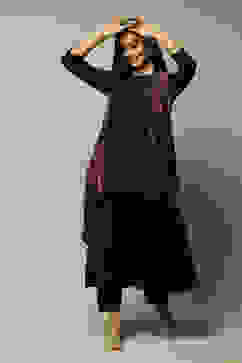 Black Acrylic Straight 2 Piece Set image number 0