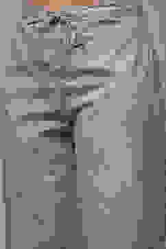 Powder Blue Cotton Straight Kurta Palazzo Suit Set image number 6