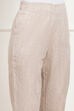 Beige Cotton Narrow Pant image number 1