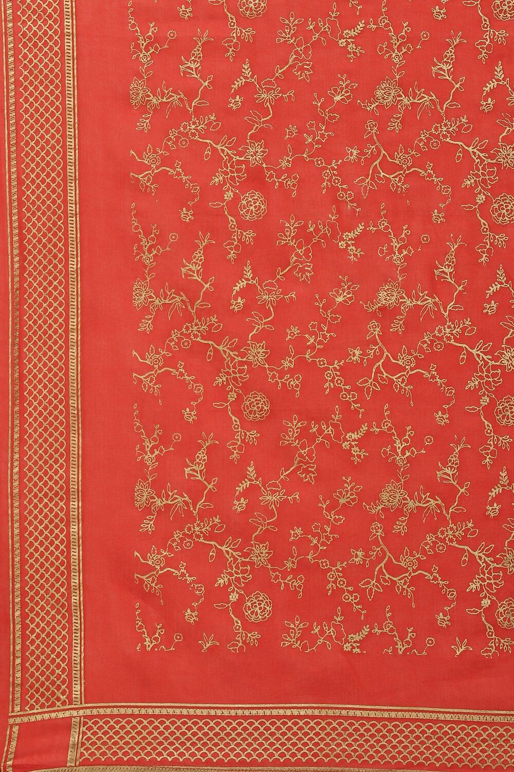 Teal Green Printed Cotton Straight Suit Set image number 3