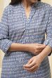 Grey & Pink Art Silk Straight Kurta Pant Suit Set image number 1