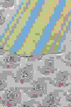 Blue Cotton Unstitched Suit Set image number 1