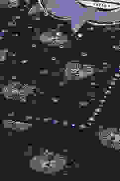 Navy Art Silk Straight Kurta Palazzo Suit Set image number 1