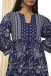 Indigo Pure Cotton Fusion Kurta Set image number 1