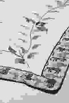 Off White Cotton Handloom Unstitched Suit Set image number 4