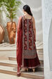 Maroon Printed Straight Kurta & Palazzo Suit Set image number 4